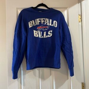 Buffalo Bills Women's Blue Crew Neck Sweatshirt